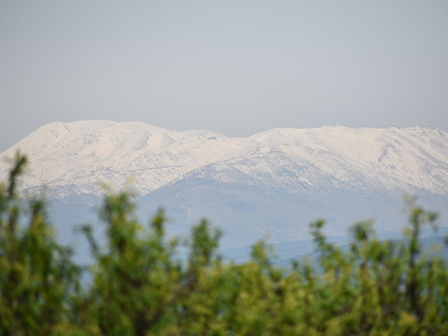 View of Mount Hermon